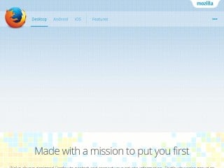 Screenshot sito: Mozilla Firefox