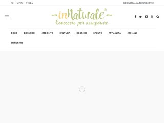 Screenshot sito: InNaturale