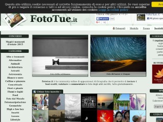 Screenshot sito: FotoTue.it