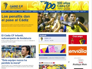 Screenshot sito: Cadiz
