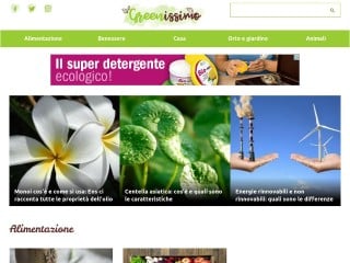 Screenshot sito: Greenissimo