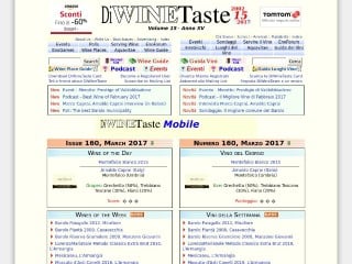 Screenshot sito: DiWineTaste