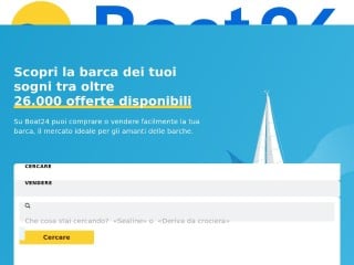 Screenshot sito: Barca24.it