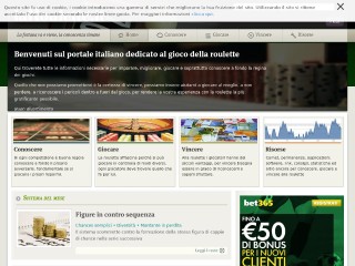 Screenshot sito: La Roulette