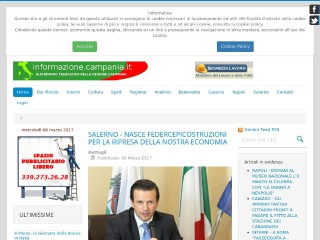 Screenshot sito: L'Informazione