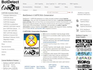 Screenshot sito: Captcha.com