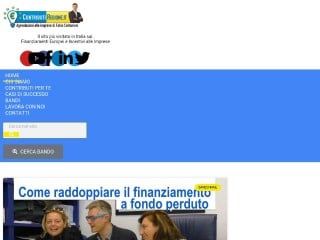 Screenshot sito: ContributiRegione.it