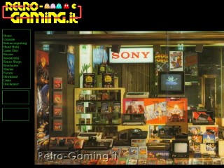 Screenshot sito: Retro-gaming.it