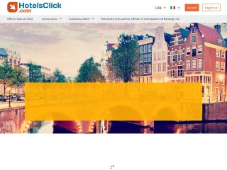 Screenshot sito: HotelsClick.com
