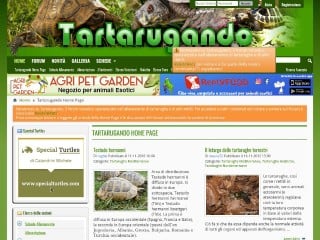 Screenshot sito: Tartarugando.it