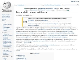 Wikipedia PEC