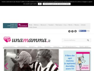 Screenshot sito: UnaMamma.it