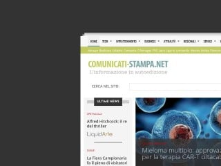 Screenshot sito: Comunicati-Stampa.net