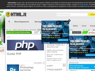 Screenshot sito: Html.it