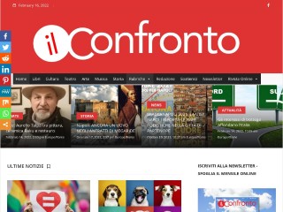 Screenshot sito: Il Confronto Magazine