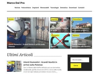 Screenshot sito: Manuali e Appunti di Domotica ed Impianti