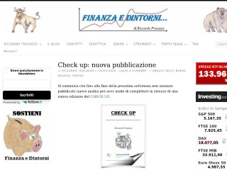 Screenshot sito: Finanza e Dintorni