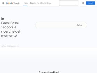 Screenshot sito: Google Trends