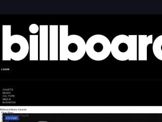 Screenshot sito: Billboard