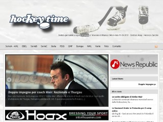 Screenshot sito: Hockey Time