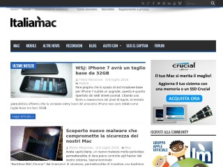 Screenshot sito: ItaliaMac