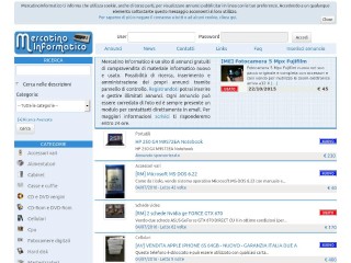Screenshot sito: MercatinoInformatico.it