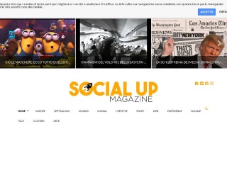 Screenshot sito: Social Up