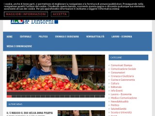 Screenshot sito: Mezzogiorno e Dintorni