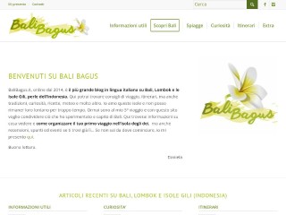 Screenshot sito: Bali Bagus