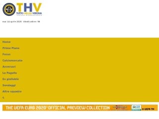 Screenshot sito: Tutto Hellas Verona