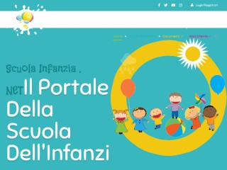 Screenshot sito: Scuola Materna