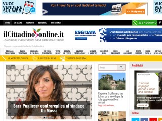 Screenshot sito: Il Cittadino Online