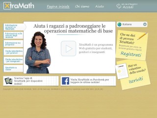 Screenshot sito: XtraMath