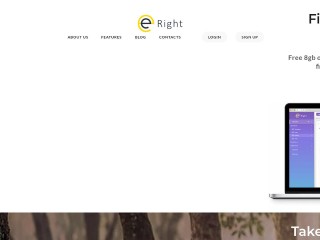 Screenshot sito: eRight