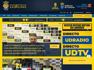 Screenshot sito: Las Palmas