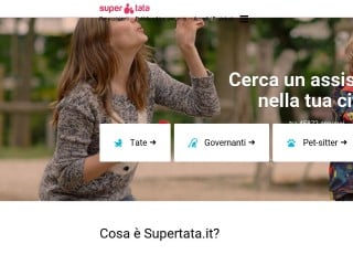 Screenshot sito: Supertata.it