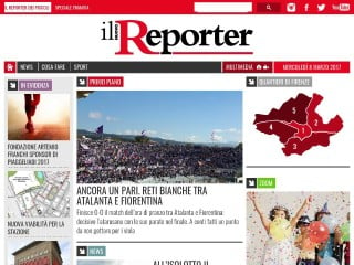 Screenshot sito: Il Reporter di Firenze