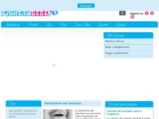 Screenshot sito: Pianeta Bebé