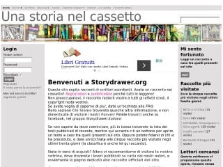 Screenshot sito: Storydrawer