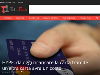 Screenshot sito: Tuttotech.net