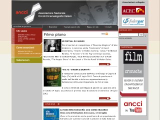 Screenshot sito: A.N.C.C.I.