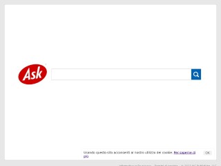 Screenshot sito: Ask Italia