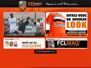 Screenshot sito: Lorient