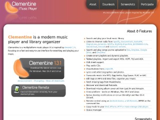Screenshot sito: Clementine