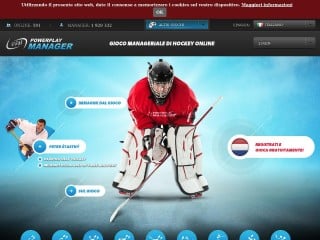 Screenshot sito: Manager hockey PPM
