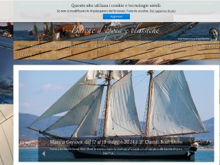 Screenshot sito: Barche D'Epoca e Classiche