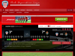 Screenshot sito: Lugo