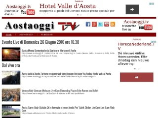 Screenshot sito: Tele Alpi