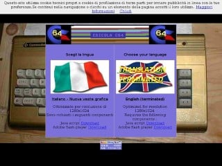 Screenshot sito: Edicola C64