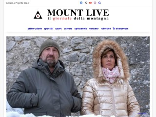 Screenshot sito: Mount Live